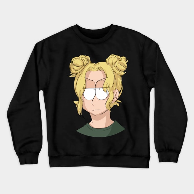 Reconnect.SP Tweek Tweak with Space Buns Crewneck Sweatshirt by iiamti